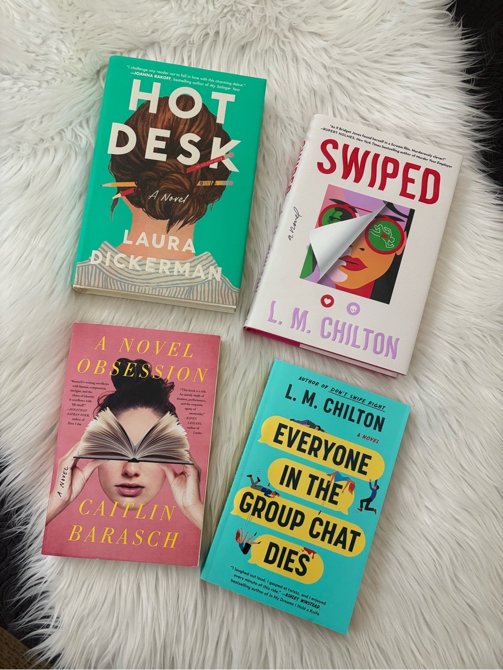 Lot of 4 Books - LM Chilton; Laura Dickerman, Mystery &
Romance